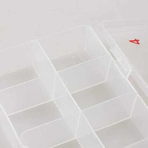10 grades números de plástico dicas falsas dicas de armazenamento caixa de recipiente Organizador