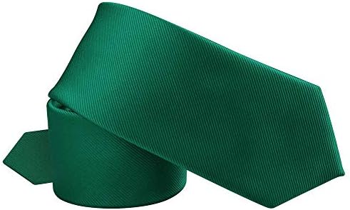 Gusleson 2,4 cor sólida e magro de gravata magra para homens