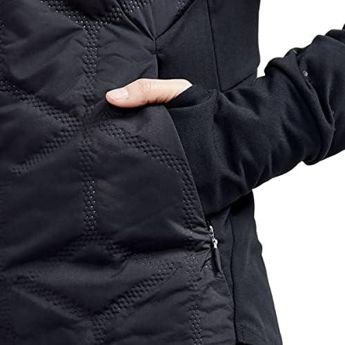 Craft Sportswear Women's Adv Subz Jacket 2, jaqueta de corrida com zíper completo resistente ao vento com orifícios de polegar