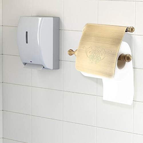 Montagem de parede Voldax Placa de papel único suporte de papel de letra de latão Acessórios para banheiros de bronze para banheiros titulares de papel higiene