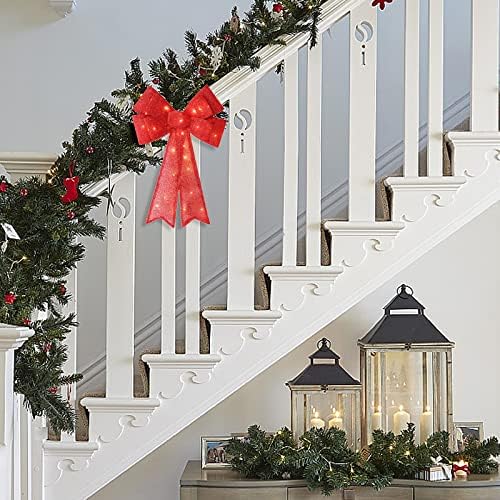 Grandes arcos emissores de luz LED, arcos de grinaldas de Natal, arcos de grinaldas LED, decorações de Natal internas e externas