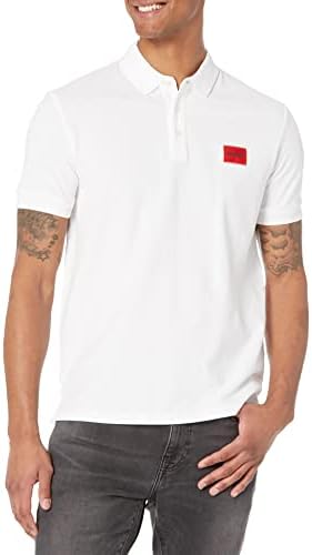 Camisa pólo de logotipo de logotipo de hugo masculino masculino