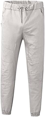 Memory Boy Troushers Pockets Calças esportivas masculinas com calças de zíper calças casuais calças masculinas de calças para homens