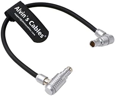 Teradek-mdr.x Run-Stop Cable para Red-DSMC2 Câmera Rotativa ângulo direito de 6 pinos a Rs 3 pinos Alvin's Cables 30cm