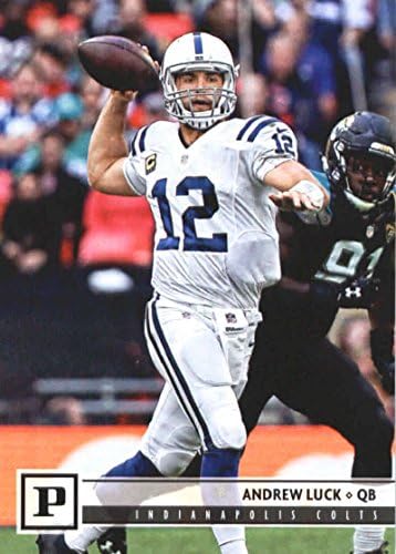 2018 Panini NFL Football 124 Andrew Luck Indianapolis Colts Cartão de negociação oficial