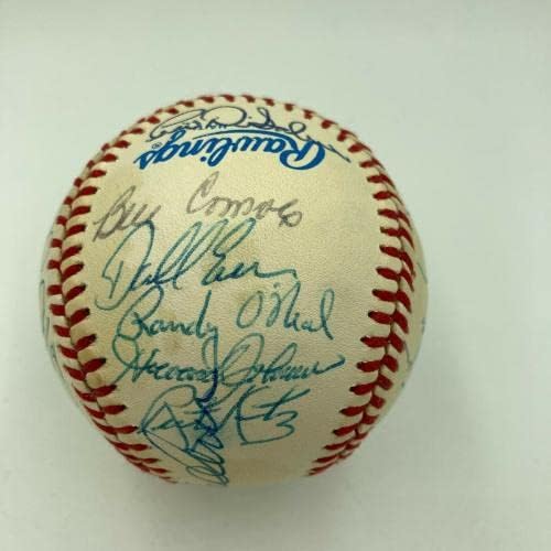 1984 Detroit Tigers World Series Champs Team assinou o Baseball JSA COA - Bolalls autografados