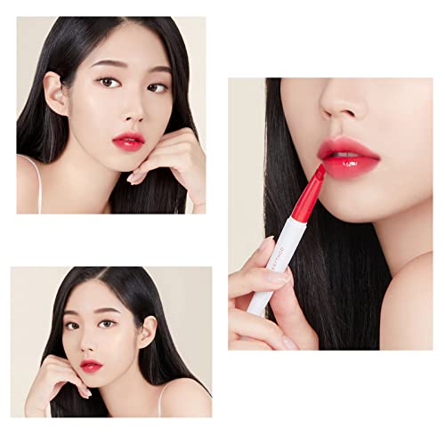 Merythod Bling Chew Lip dual 6 cores | TINT lábio coreano | Mancha labial duradoura | Tonalidade