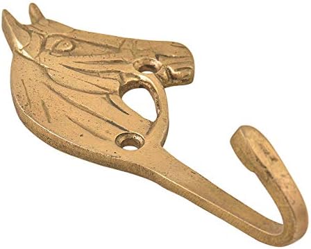 Prateleira indiana 6 ganchos -chave da Farmhouse Pack | Ganchos de casaco dourado para pendurar