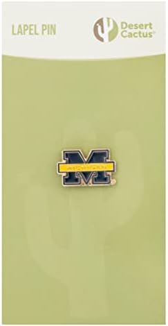 Universidade de Michigan Pins de lapela Wolverines UM U Of M Logo esmalte feito de metal