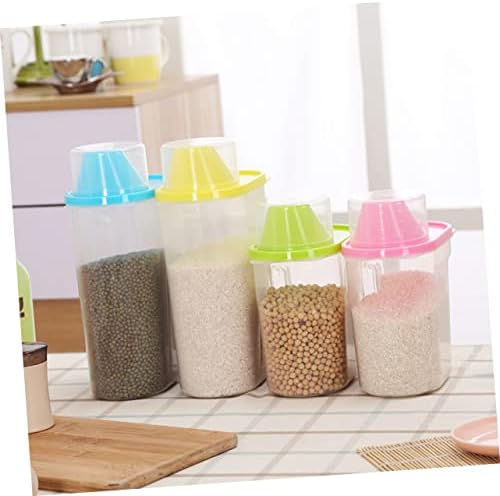 Contêiner doiTool para recipientes de arroz para talheres de plástico de plástico organizador de farinha