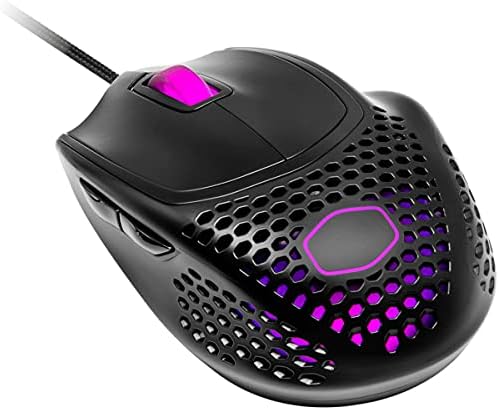 Cooler Master MM720 Mouse de Grip Grip de Grip de Grip RGB - Ultra Lightweight 49g Honeycomb Shell,