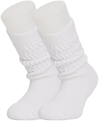 AWS/American Cotton Kids Socks Long Socks Knee High Slouch Socks 6 pares 3-12 anos