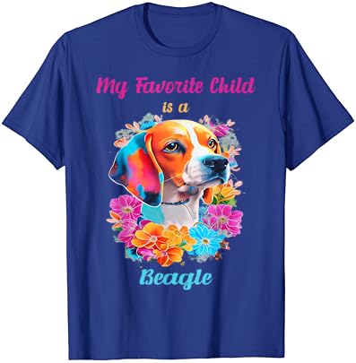 Meu filho favorito é um beagle para cachorrinho de cachorro camiseta de estimação