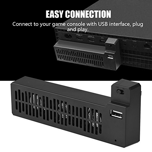 Ventilador de resfriamento para Xbox One X, Fã de Refrigeração do Console de Jogo, Calor Portátil Reduzindo USB