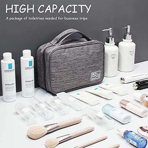 Bolsa de higiene saco de viagem com gancho suspenso, maquiagem resistente à água Organizador de viagens