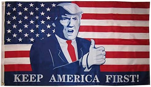 Aes American Wholesale 3x5 Trump EUA mantém a América primeiro 3'x5 'Premium Quality 150d Nylon Polyester Flag