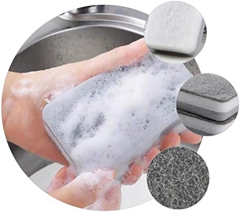 10pcs de limpeza de cozinha esponjas esfolia a limpeza de cozinha esponja