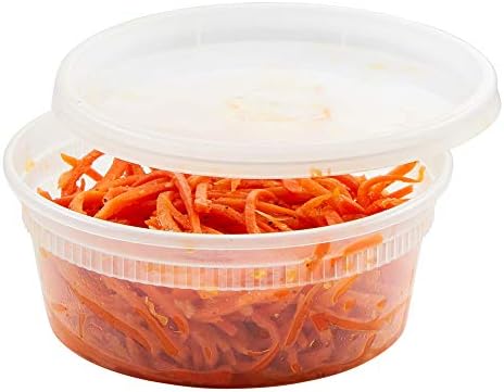 Recipientes de sopa de plástico de 32 oz com tampas, armazenamento de alimentos para delicatessen/retire
