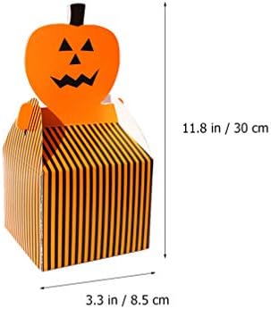 Yard Halloween Favor Caixas de doces, 25pcs papel de abóbora Caixa de doces Caixa de doces ou bolsa de