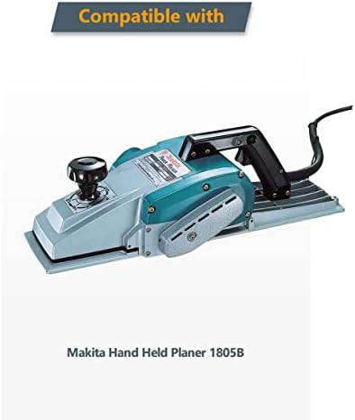 Powertec 128390 6-1/8 HSS Hand Blades Planer Substituição para Makita 793013-5 1805b-Conjunto de 2
