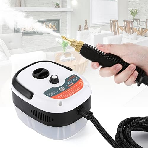 Limpador de vapor de pressão Hapyvergo Handheld Alta temperatura a vapor portátil Máquina de limpeza para uso em casa Use rejunte de azulejo Detalhando o banheiro da cozinha banheiro