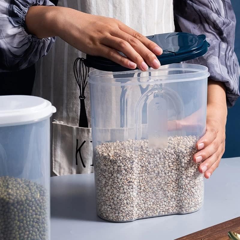 JAHH 1PC Cereal Seleing Jar Cereal Distribuidor de Cereal Distribuidor de Armazenamento seco Recipiente de Armazenamento