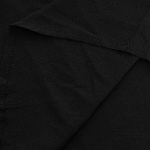 Camisas de linho de algodão feminino de manga comprida Casual Crew pescoço PLUSTE TAMANHO TOP TOP LOLHA