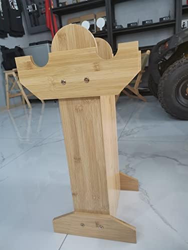 Hivista Tradicional Recurve Recurve Composite Moll Wood Bow and Arrow Stand, Exposição vertical em forma