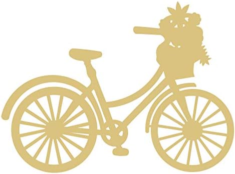 Bicycle Cutout inacabado Wood Racing Mountain BMX Bike Pedals Tour de France Mdf Shape Canvas Style 2