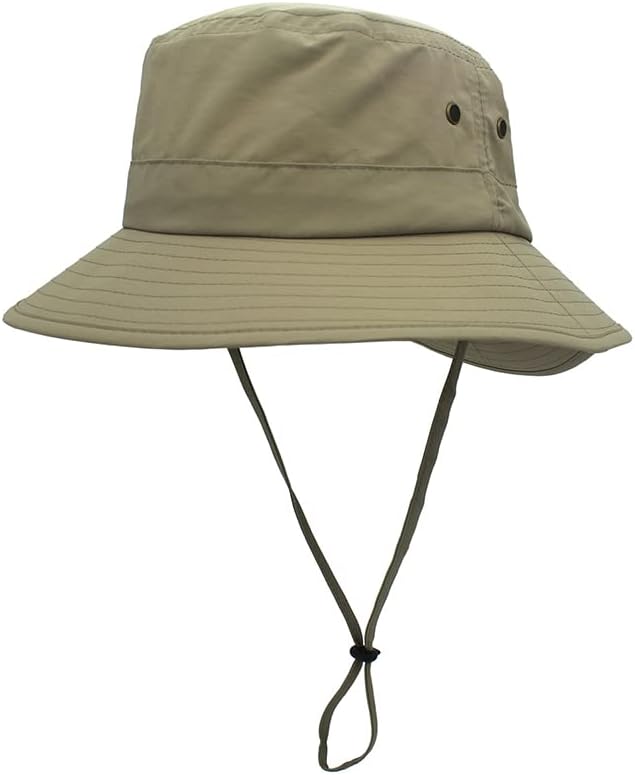 Hayonia Bucket Hats for Women, Chapéu de pesca de Proteção UV Limpeza Unisex Safari Boonie Sun Hat para caminhada na praia
