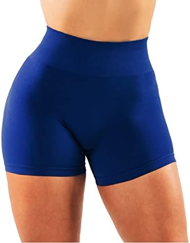 Roooku Uplift Gym Shorts para mulheres sem costura levantando o treino