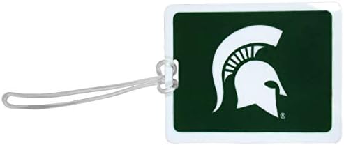 NCAA Michigan State Spartans Vinyl Bagage Tag, 2pk, verde
