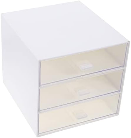 Zerodeko 2 PCs Caixa de armazenamento de estilo de gaveta doméstica