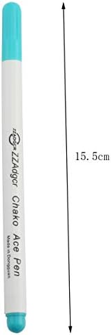 Caneta marcador de tecido de tinta desaparecendo para costurar arte lavável arte e letras 12pcs