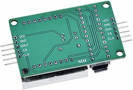 NHOSS 8X8 8 * 8 M-A-X-7219 Módulo de matriz LED do LED MCU Módulo de controle LED Módulo 5V Módulo de saída de saída Catodo comum 1pcs