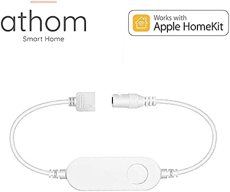 Athom WiFi RGB Smart LED LEV LIGL Controller trabalha com o Apple HomeKit 5V-24V IOS Siri Voice