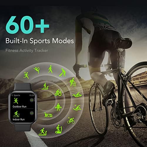 SKG Smart Watch For Men Women Android iPhone, smartwatch com Alexa embutido e Bluetooth Call 1.69