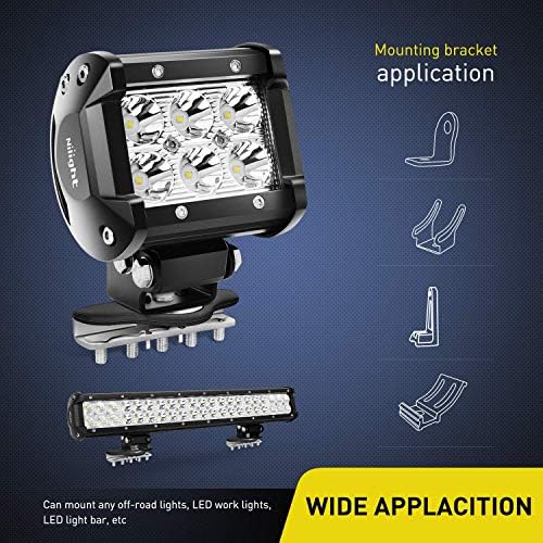 Nilight - ZH002 20 polegadas de 126w Combinamento de inundação de ponto Led Off Road LED LED