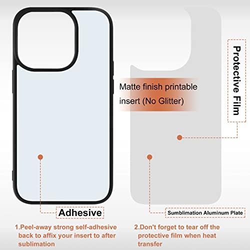 AMYLOVE 6 PCS SUBlimação capa de telefone transparente para impressão em branco Casas de telefone protetidas Caso