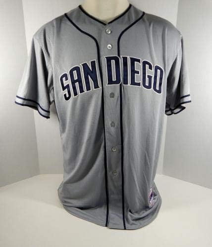 2013 San Diego Padres Travis Buck 27 Jogo emitido Jersey Gray - Jerseys MLB usada