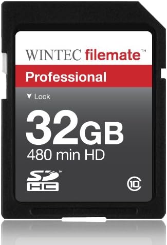 32 GB Classe 10 SDHC Card de memória de alta velocidade para Fujiflim Finepix AV200 / AV205. Perfeito para filmagens e filmagens contínuas em alta velocidade em HD. Vem com ofertas quentes 4 a menos, tudo em um leitor de cartão USB giratório e.
