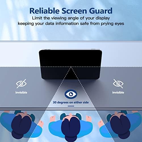 Timovo Privacy Screen Protector Compatível com iPad 10ª geração 2022, filme de protetor de vidro temperado