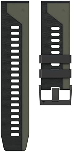Otgkf 26mm 22mm WatchBand para Fenix ​​6 6x Pro 5 5x mais 3 3HR S62 935 Straia de silicone de