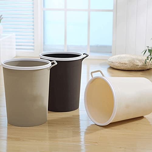 Amabeaqcb correia manual anel de pressão lixo lata de papel cesta de cozinha sala de estar lixo