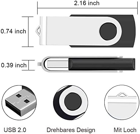 10 pacote USB 2.0 32 GB + 20 pacote USB 2.0 128MB