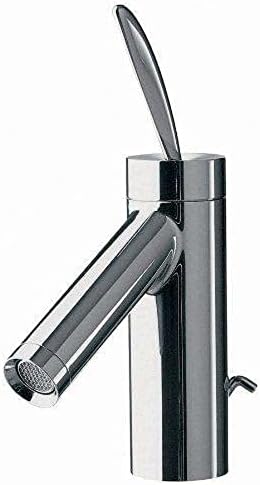 Axor starck clássico moderno premium manual polido de 1 alcance 1 polegada Torneira de pia de banheiro de 8 polegadas de altura em cromo, 10010001