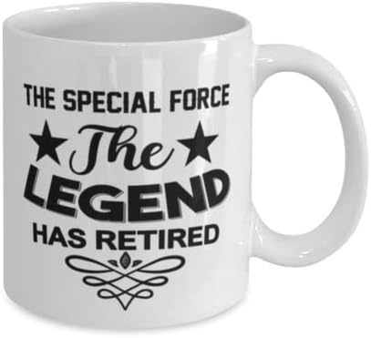 Caneca de Força Especial, The Legend se aposentou, novidades de presentes únicas para força especial, copo de