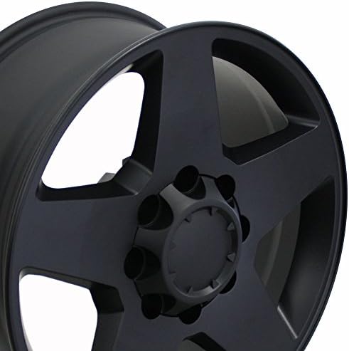 OE Wheels LLC Rim de 20 polegadas se encaixa 8x165.1 Roda Silverado CV91a 20x8.5 Roda preta Hollander 5503