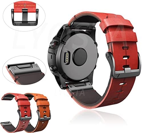 Crffyj Smart Watch Band tiras para Garmin Fenix ​​6x 6xPro 5x 5xplus 3HR Descendente Mk1quick Libele