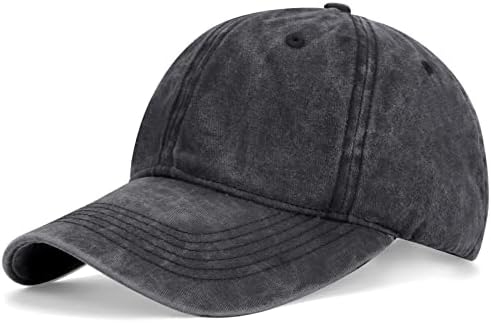 O Geral tamanho XXL High Crown Baseball Cap & Mesh Trucker Hat Big Head Hats - Hat de Papai Respirável Ajustável 23,5 -25,6